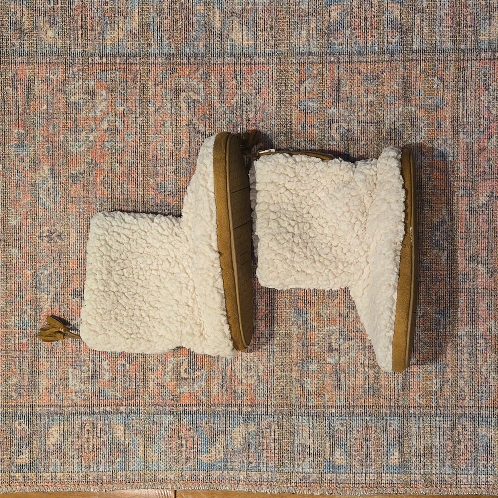 Faux Sherling Slipper Boot